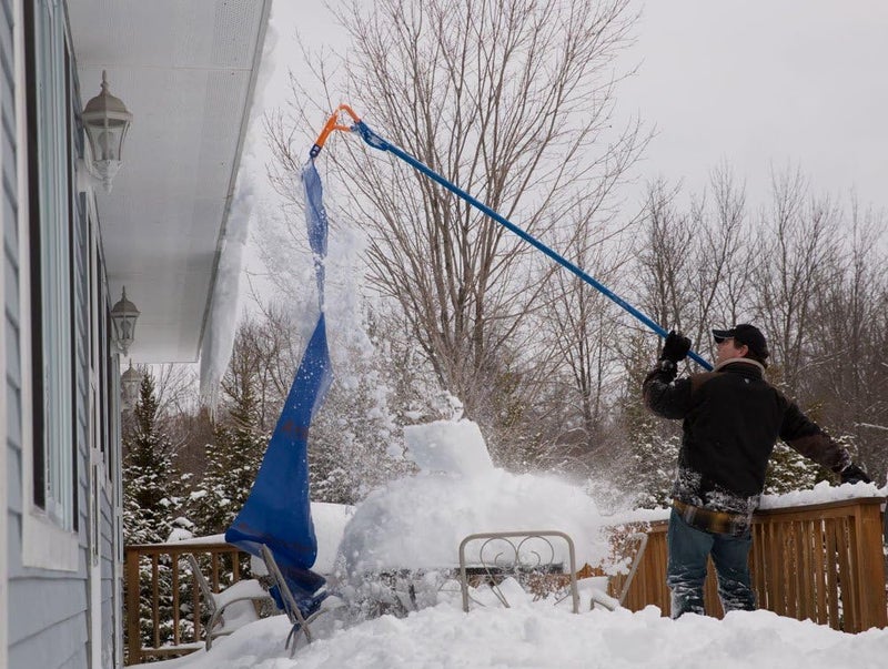 Avalanche ! Handle Extension Kit - Extends Snow Roof Rake by 8 Foot - Large - 4 Piece - Blue - AVA-HK - Image 4